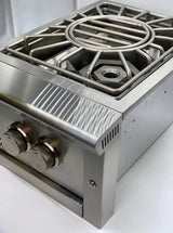 XO 16 Inch Power Gas Side Burner with 60,000 BTU