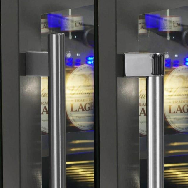 XO 30 Inch French Door Beverage Center/Single Zone Wine Cellar Indoor Refrigerator Combo