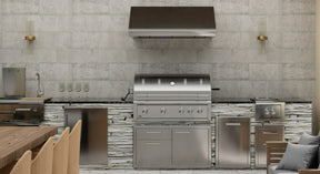 XO 48 Inch Pro Style Wall Mount Ducted Hood with 1200 CFM & LED Lights