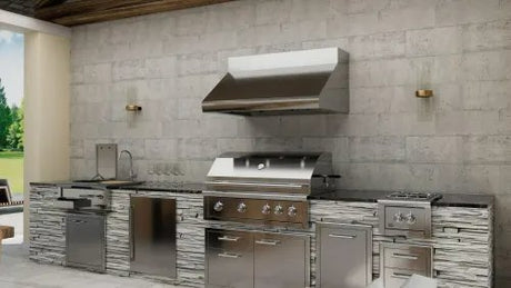 XO 48 Inch Pro Style Wall Mount Ducted Hood with 1200 CFM & LED Lights