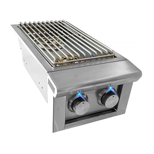 XO Performance XLT 13 Inch Built-In Double Side Burner with 2 Gas Burn –  NYC Fireplaces u0026 Outdoor Kitchens