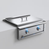 XO Pro-Grade 30 Inch Built-In Griddle with 2 Burners