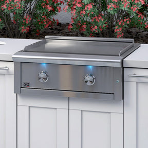 XO Pro-Grade 30 Inch Built-In Griddle with 2 Burners