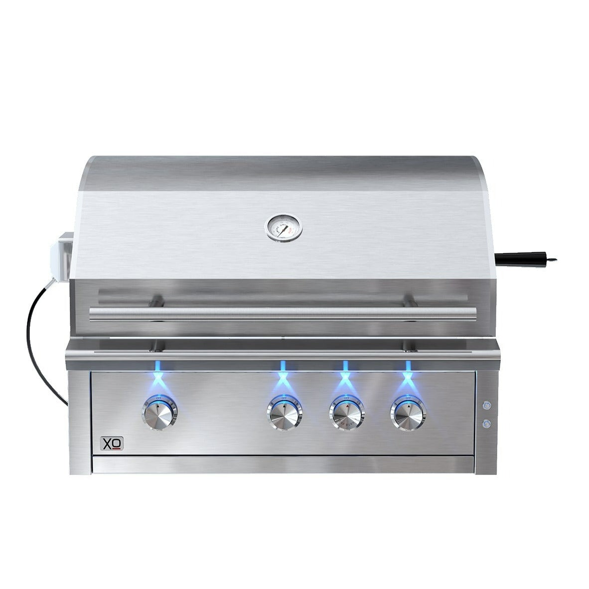 XO Pro Luxury 36 Inch Built-In Gas Grill with Infrared Burner \u0026 Rotiss –  NYC Fireplaces \u0026 Outdoor Kitchens