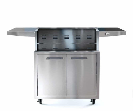 XO Pro Luxury 36 Inch Freestanding Gas Grill on Cart with Infrared Burner & Rotisserie